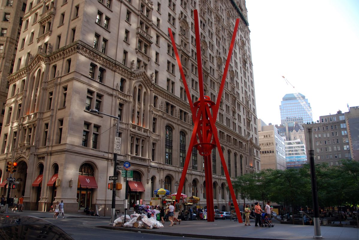 15-02 Joie de Vivre By Mark di Suvero In Zuccotti Park In New York Financial District